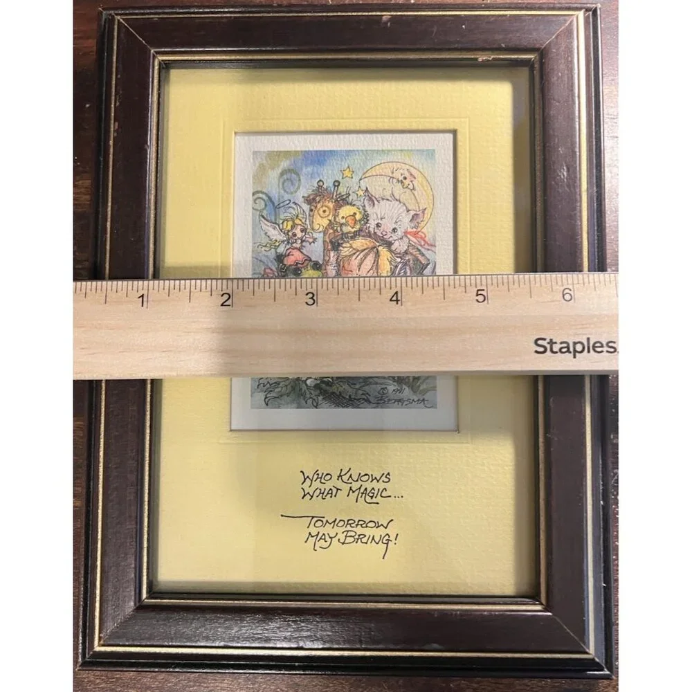 Jody Bergsma Vintage Lithographs Limited Edition 1981 1982 Lot of 2‎